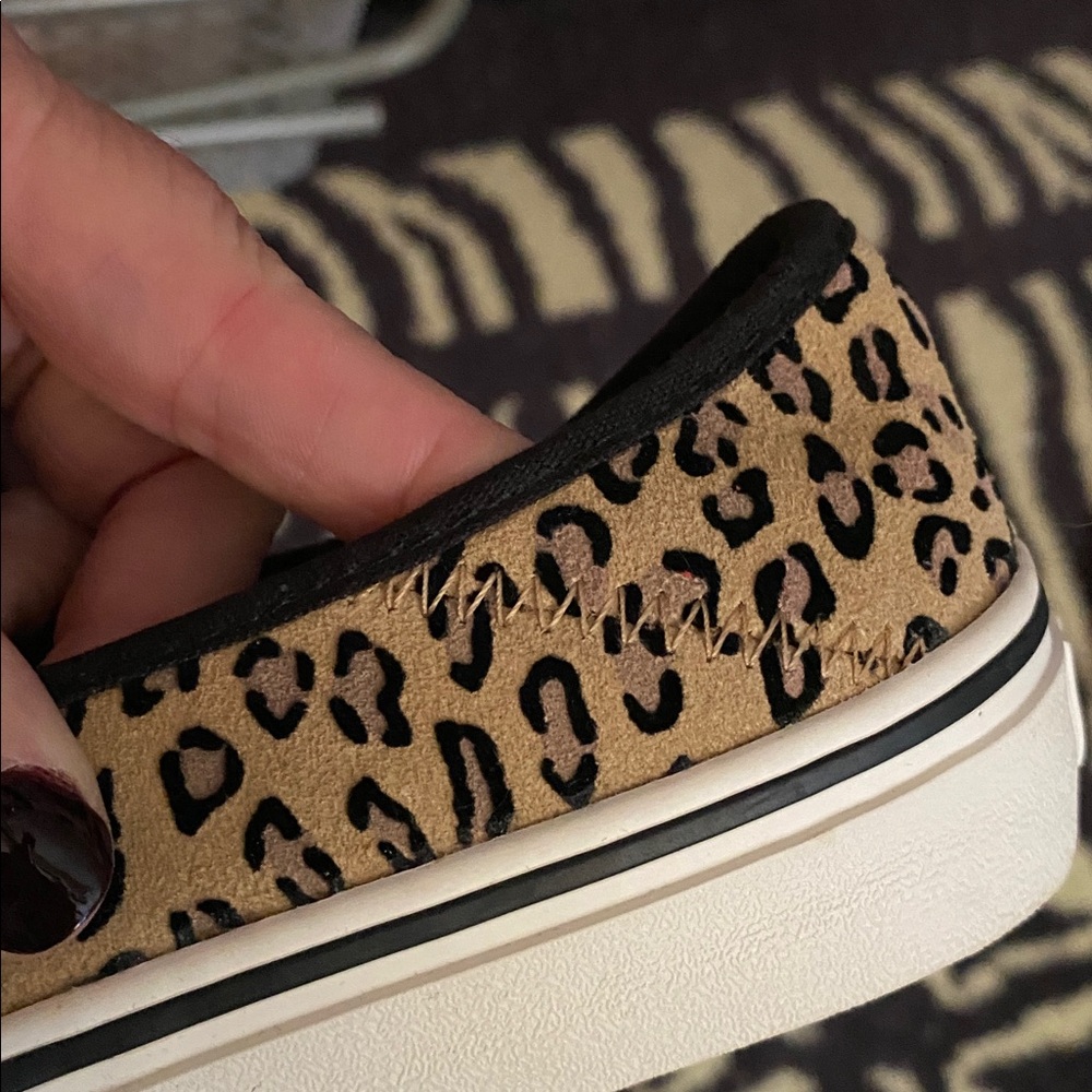 Vans Asher Deluxe Classic Leopard Cheetah Skate Sneaker Shoe SZ Women 6.5 Men 5 - Picture 8 of 10